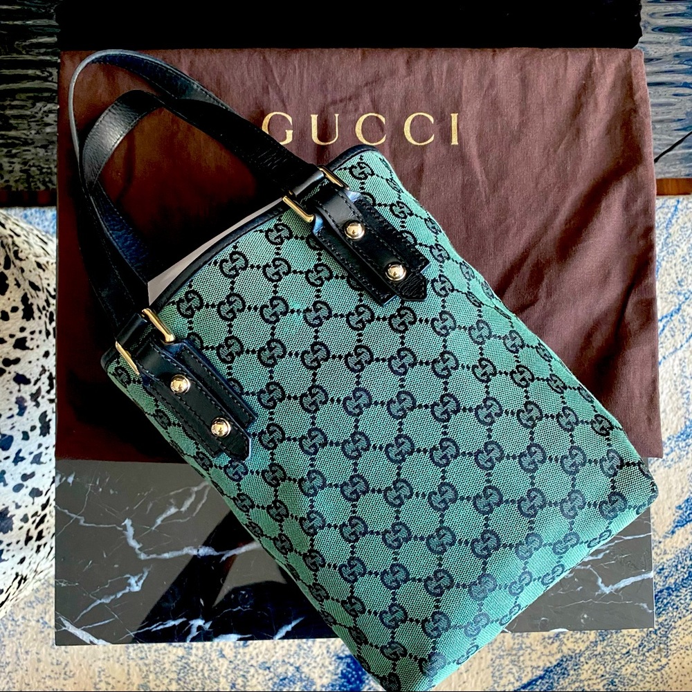 Gucci Monogram Canvas Tote